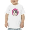 thumbnail image 1 of Suspicious Cat T-Shirt Toddler -Kayomi Harai Designs,  3 Toddler, 1 of 4