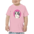 thumbnail image 1 of Suspicious Cat T-Shirt Toddler -Kayomi Harai Designs,  4 Toddler, 1 of 4