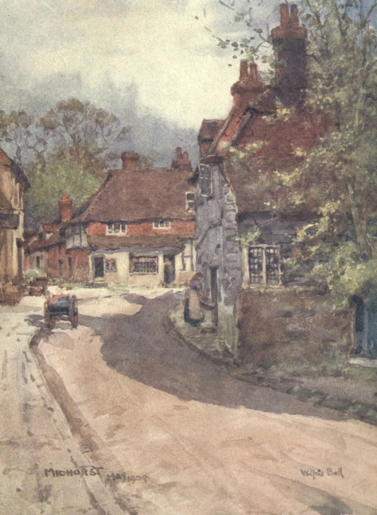 Sussex 1906 Midhurst Knock Hundred Row Canvas Art - Wilfrid Ball (18 x 24)