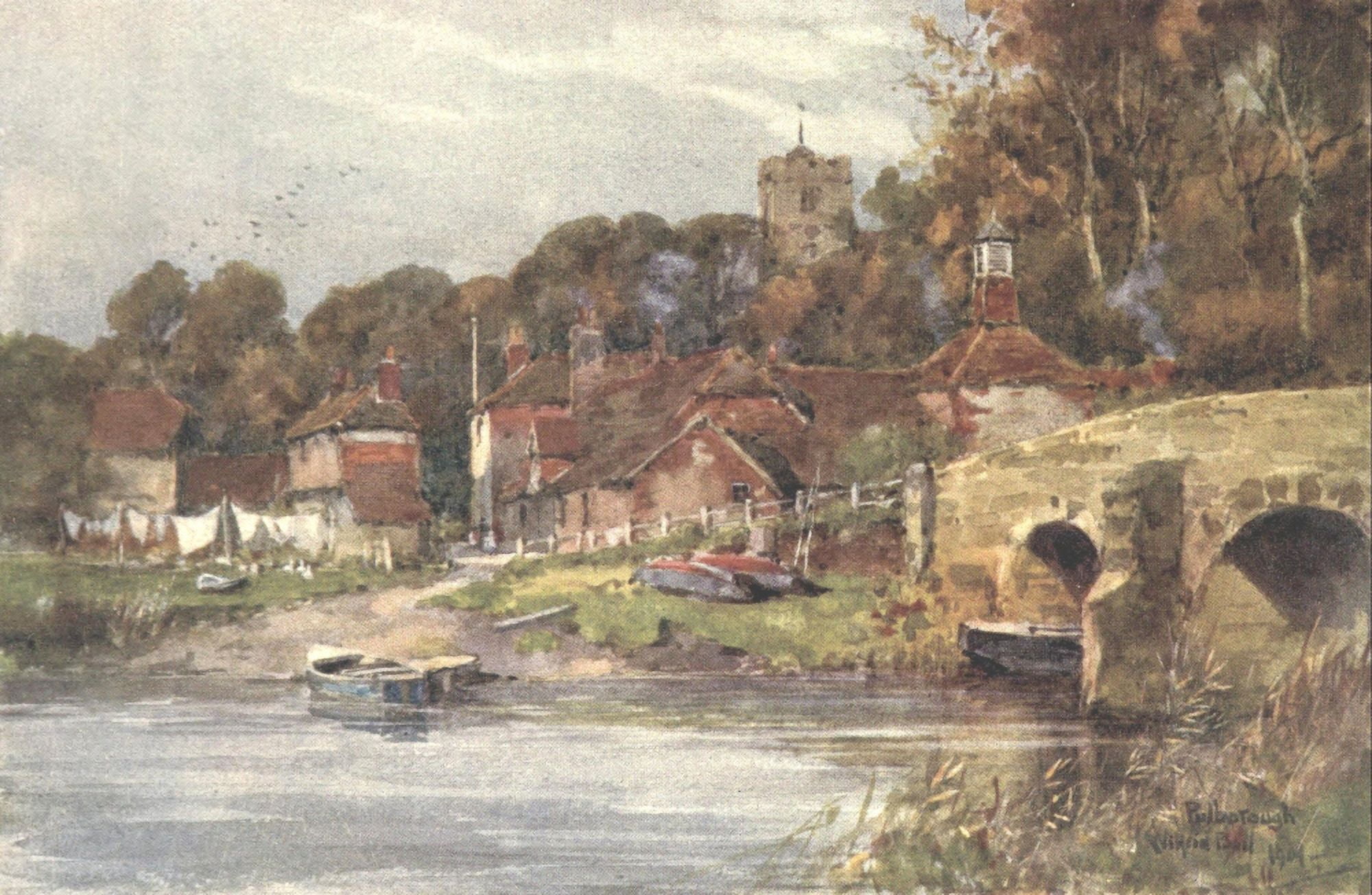 Sussex 1906 Pulborough Canvas Art - Wilfrid Ball (18 x 24)