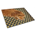 thumbnail image 1 of Sussex Spaniel Candy Corn Halloween Portrait Glass Cutting Board Large, 1 of 2
