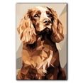 thumbnail image 1 of Sussex Spaniel Dog Art Canvas, Pet Wall, Polygon Art Print on Canvas Canvas, large wall art, bathroom wall art, Ready to Hang,Living Room,Bedroom ＆ Office, 1 of 4