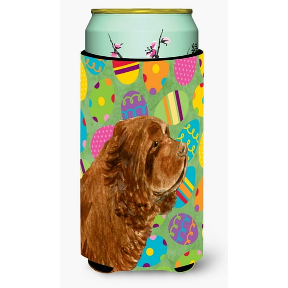 Sussex Spaniel Easter Eggtravaganza Tall Boy Hugger