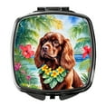 thumbnail image 1 of Sussex Spaniel Luau Compact Mirror 2.75 in x 3 in, 1 of 4