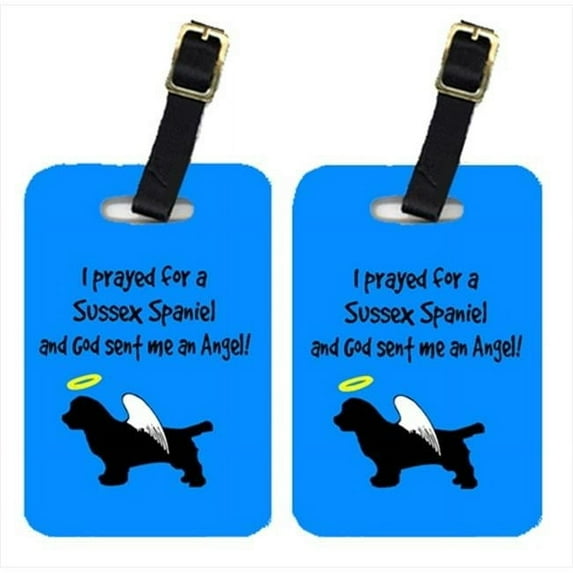 Sussex Spaniel Luggage Tag - 4 x 2.75 In.