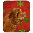 thumbnail image 1 of Sussex Spaniel Snowflakes Holiday Christmas Mouse Pad, Hot Pad Or Trivet, 1 of 1