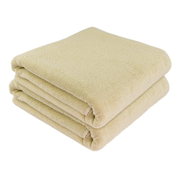 SussexHome Hotel-Quality 2 x Large Bath Towels - Ultra-Absorbent 100% Natural Cotton Bath Sheet Towels for Bathroom - 40 x 80 Inches Solid Design Plush Thick Luxury Bath Towels