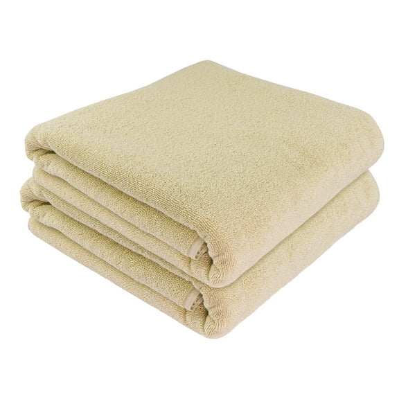 SussexHome Hotel-Quality 2 x Large Bath Towels - Ultra-Absorbent 100% Natural Cotton Bath Sheet Towels for Bathroom - 40 x 80 Inches Solid Design Plush Thick Luxury Bath Towels