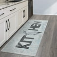 thumbnail image 1 of SussexHome Non Skid Washable Kitchen Runner Rug - Ultra-Thin 70 % Cotton Kitchen Floor Mat for in Front of Sink - 20 x 59 Inches Heavy Duty Runner Rug for Kitchen Floor, 1 of 7