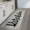 thumbnail image 1 of SussexHome Non Skid Washable Kitchen Runner Rug - Ultra-Thin 70 % Cotton Kitchen Floor Mat for in Front of Sink - 20 x 59 Inches Heavy Duty Runner Rug for Kitchen Floor, 1 of 7