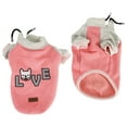 thumbnail image 1 of SussexHome Pets Large Dog Sweater for Large Dogs - Cute Dog Clothes Washable Dog Jacket - High Collar Full Coverage Dog Winter Coat - Pink, 1 of 8