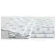 thumbnail image 1 of Sussexhome 3 pcs Full Size Hotel Luxury Bed Sheet Set, 100% Supima Cotton 500 Thread Count Sateen Paisley,Extra Soft and Deep Pocket up to 16", Bedroom Essentials, 1 of 4