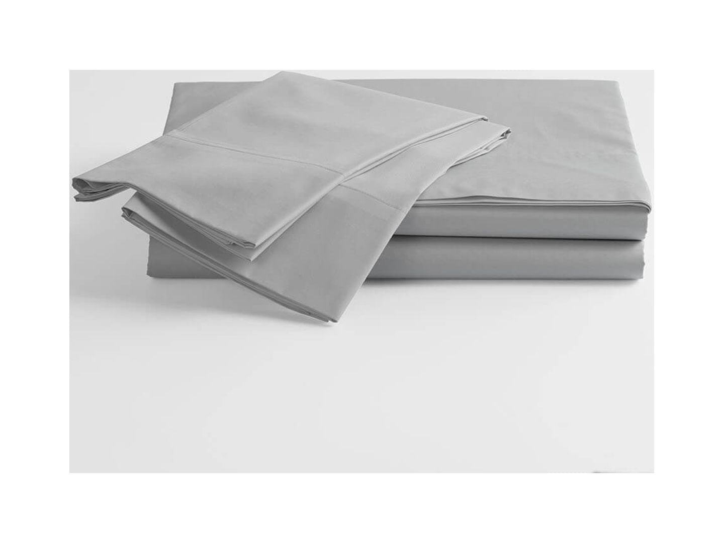 BLISSI HOME Queen Sheet Set - 4 Pc, Grey, Deep Pocket Microfiber With Ruched Design - View #5