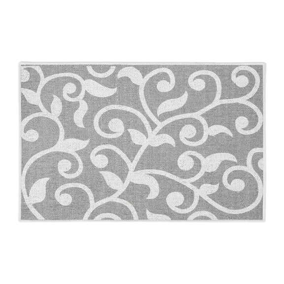 SUSSEXHOME Non-Skid Ultra-Thin Area Rugs for Laundry Room, Entryway, Bathroom and Kitchen - Washable Multipurpose 20 x 31 Inches Floor Mat