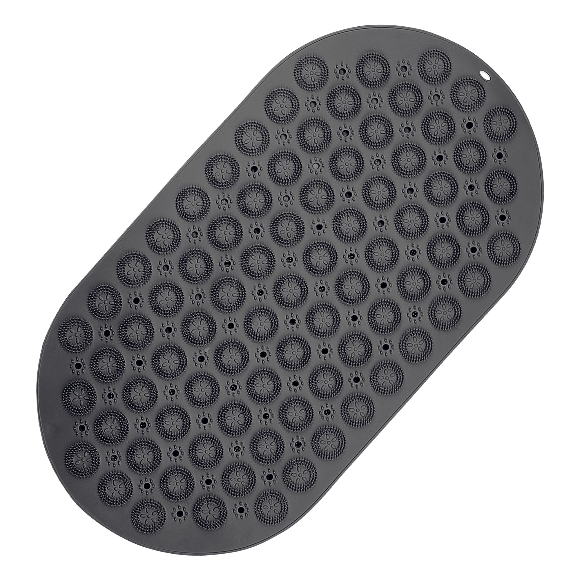 Sussexhome Oval Foot Massage Removable Bathtub Mat with Suction Cups