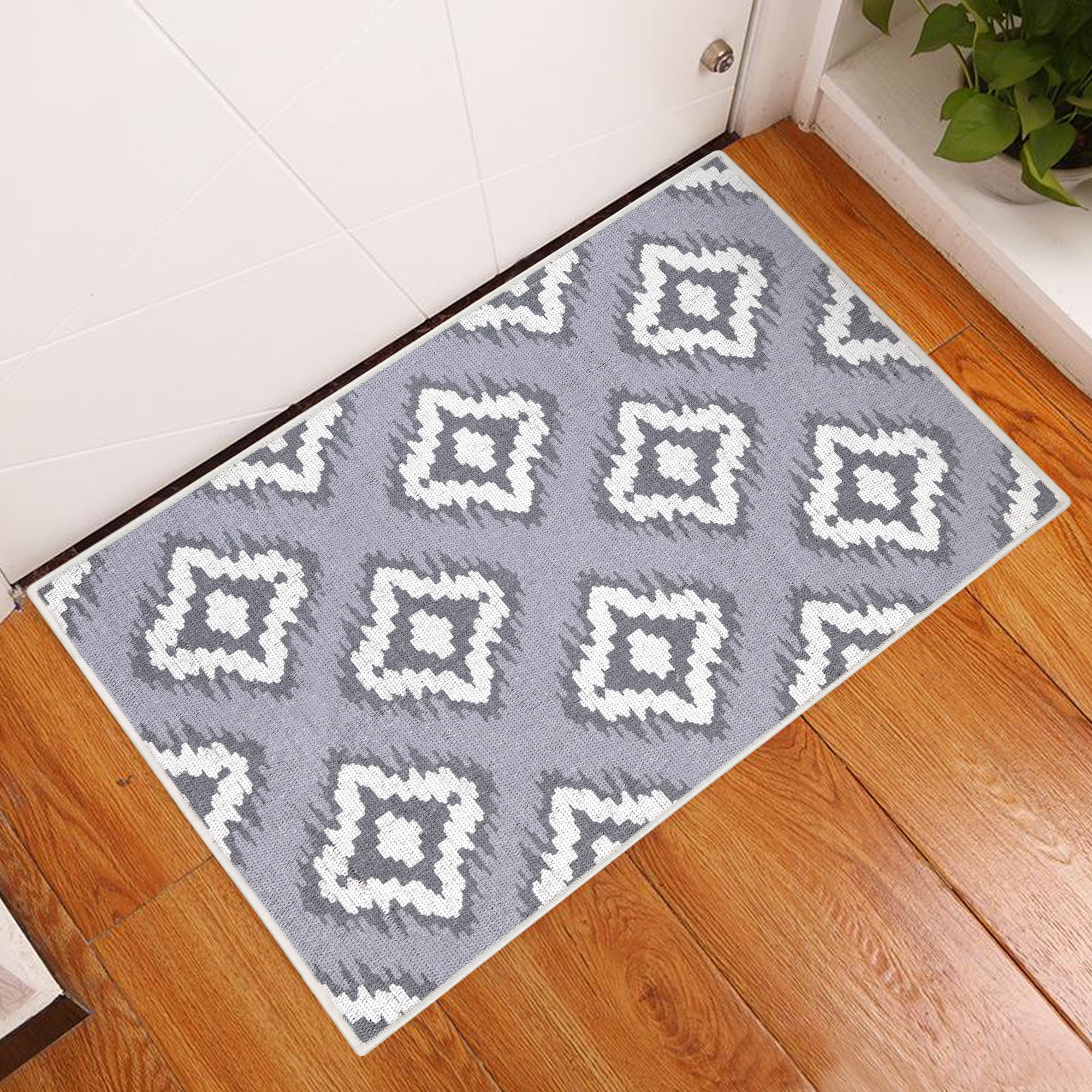 Sussexhome Tetra Multi Collection 2 x 3 Foot Heavy Duty Low Pile Rug