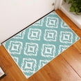 thumbnail image 1 of Sussexhome Tetra One Collection 2 x 3 Foot Heavy Duty Low Pile Rug Runner - Ultra-Thin Non Slip Area Rug - Washable Cotton Indoor Rug for Front Door Foyer Rug for Entryway, 1 of 10