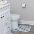 thumbnail image 1 of Sussexhome Toilet Mat - Machine Washable & Absorbent Bath Rugs for Bathroom Floor - Plush, Non Slip Bath Rug - Polyester & Cotton Bathroom Rugs with Printed Pattern Design - 20”x24" Bathroom Mats, 1 of 9