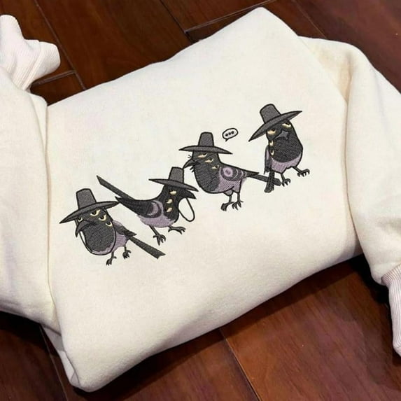 Sussy Kpop Hunter Embroidery Sweatshirt