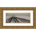 thumbnail image 1 of Susta, Miro 18x10 Gold Ornate Wood Framed with Double Matting Museum Art Print Titled - Ready To Take Off, 1 of 4