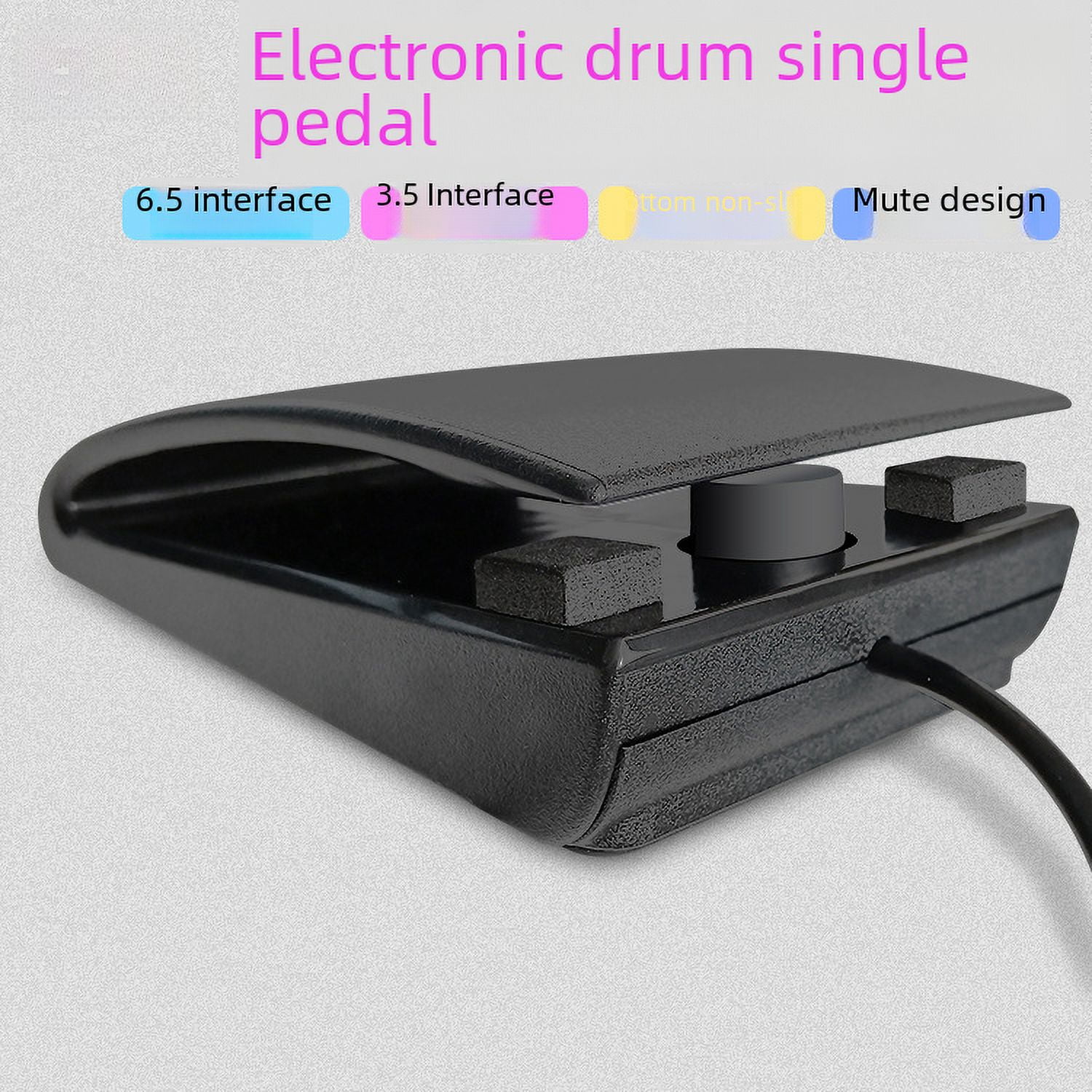 Sustain pedal electronic organ hand roll piano synthesizer pedal single ...