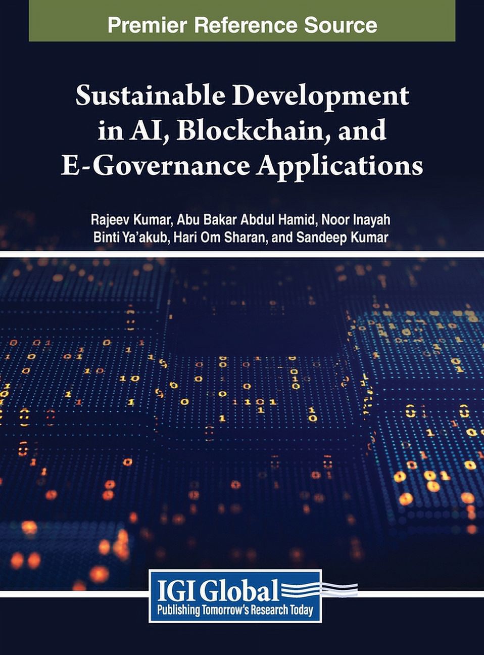 Sustainable Development in AI, Blockchain, and E-Governance Applications, (Hardcover)