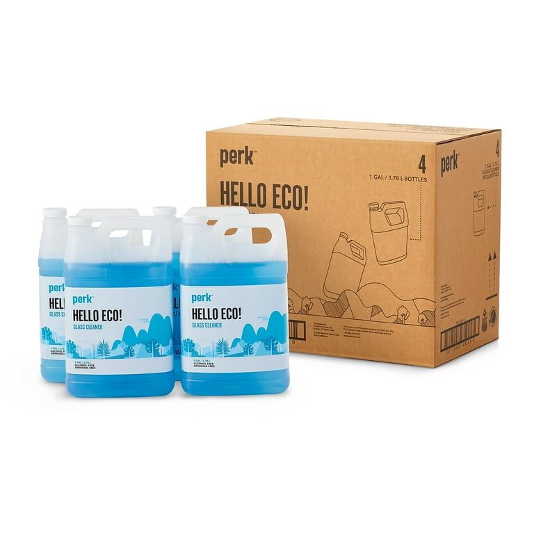 Glass Cleaner, 1 gal Bottle Refill, 4/Carton Glass Cleaner, 1 gal Bottle Refill, 4/Carton
