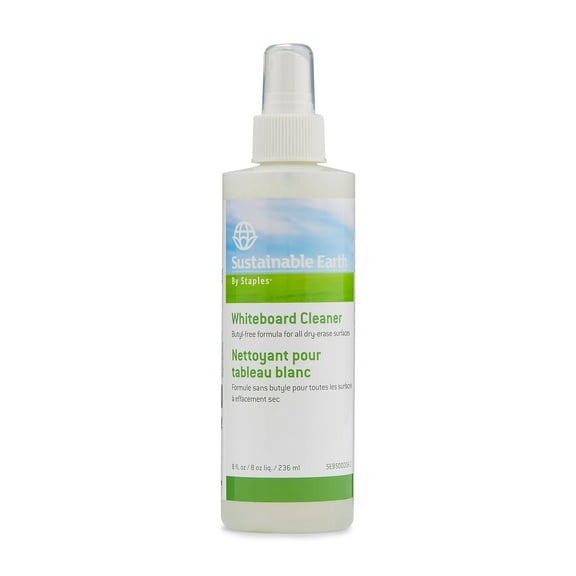 Sustainable Earth by Staples Multi Whiteboard Cleaner 8 oz. 887114