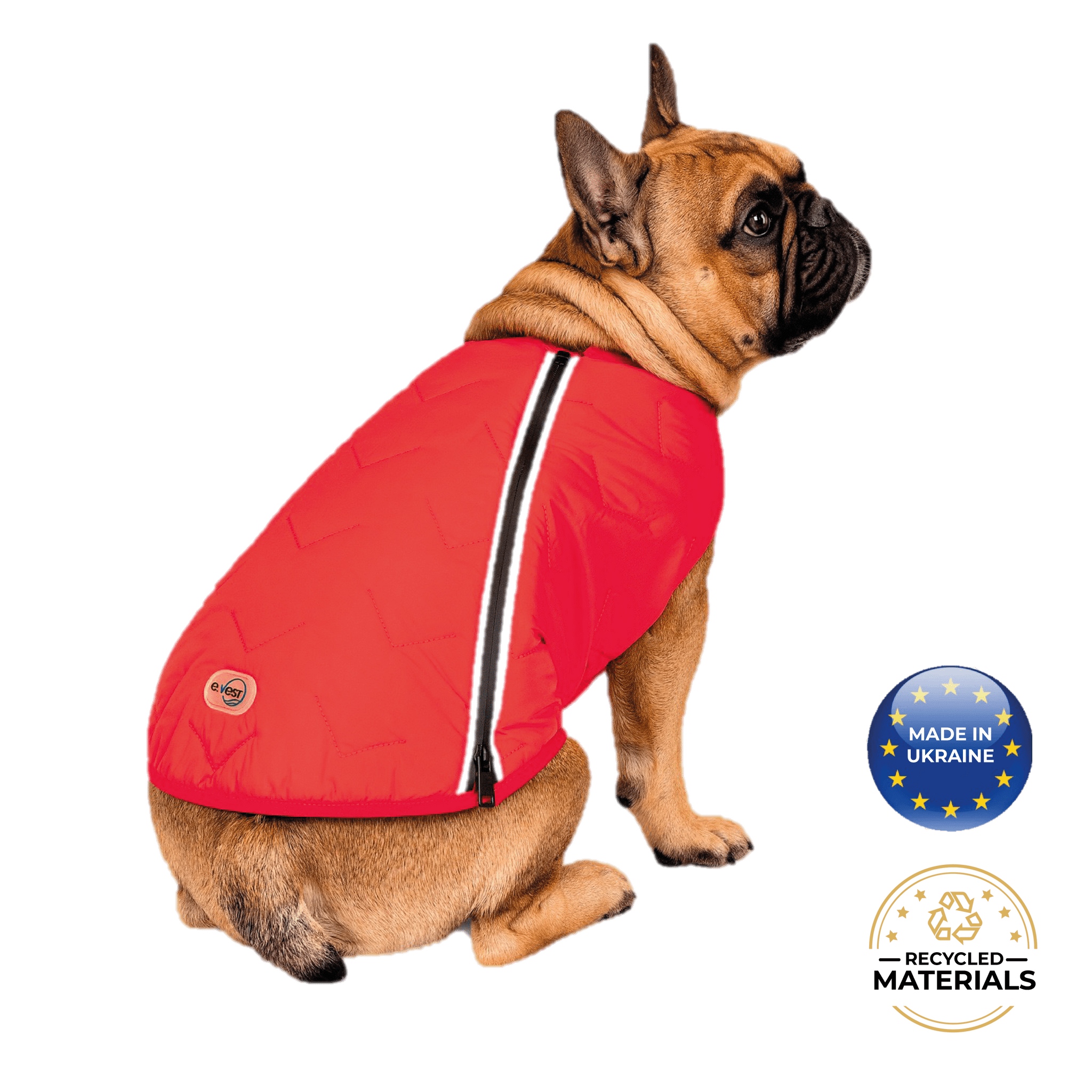Sustainable EcoFriendly Dog Jacket / Vest Made in Ukraine