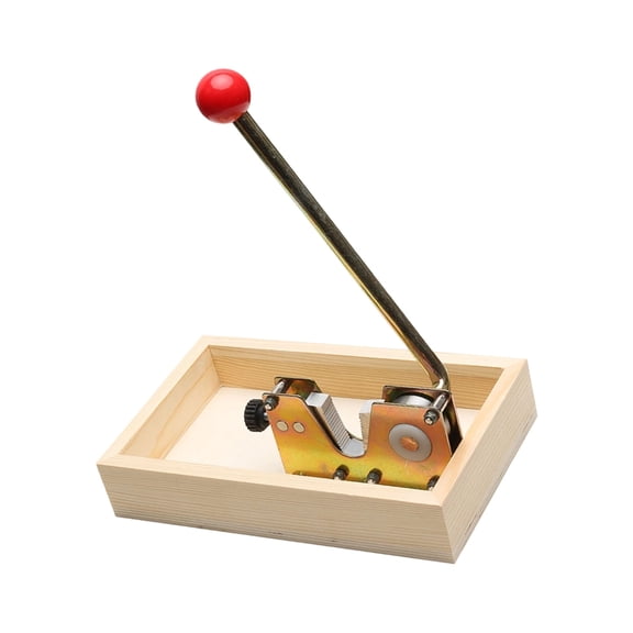 Sustainable Metal Nutcrackers With Smooth Brims Wooden Base Multipurpose Shelling Device For Various Nut Kitchenwares
