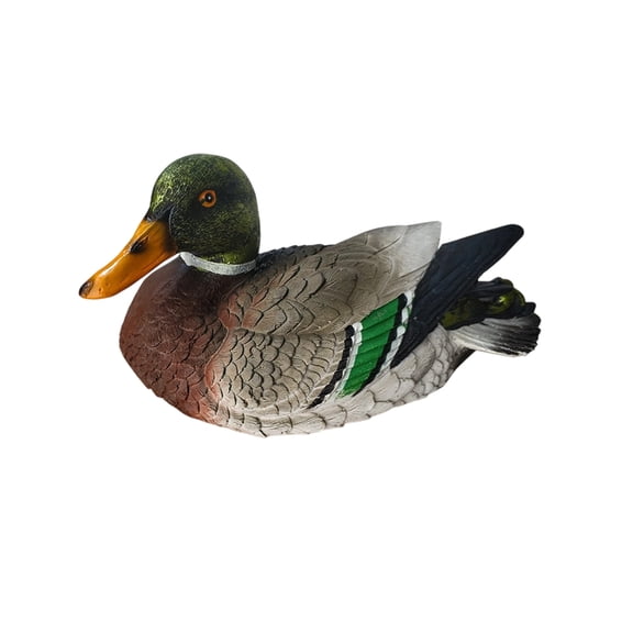 Sustainable Pond Duck Statue Not Fading Design For Water Features Patio Or Desktop Display