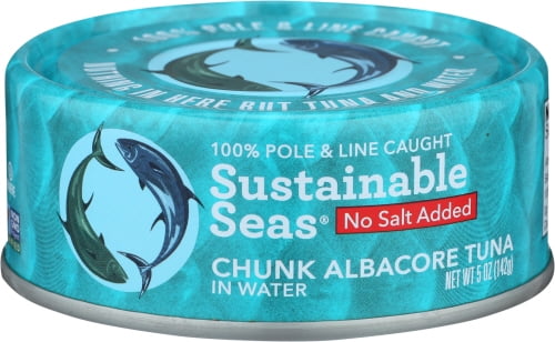 Sustainable Seas Tuna Albacore Water No Salt 5 oz (Pack of 12)
