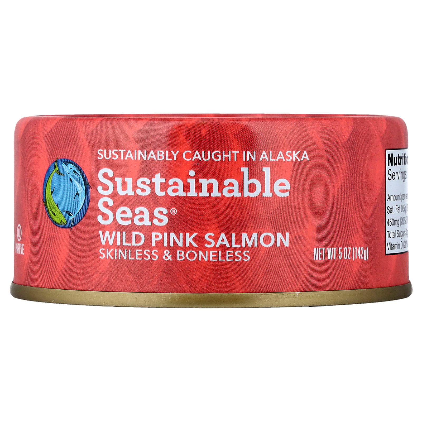 Sustainable Seas Wild Pink Salmon, Skinless & Boneless, 5 oz (142 g)