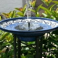 thumbnail image 1 of Sustainable Solar Water Fountain, Boasting Upgraded Solar Panel System, 6 Interchangeable Nozzles, Free-standing or Floating Design, Adorns Bird Bath Garden Pond Pool Outdoor, 1 of 5