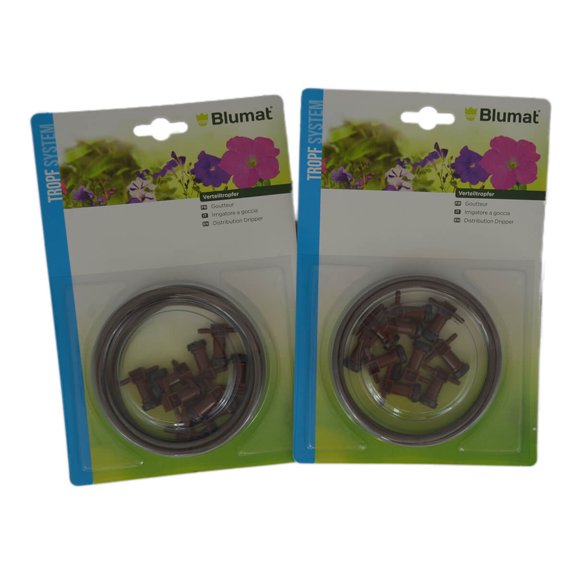 Sustainable Village Blumat 10 Distributor Drippers with 3mm Tubing (2 Pack (3mm))