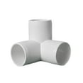 thumbnail image 1 of Sustainable Village - PVC Pipe Fittings for Building Furniture and Cool Structures | (3/4 Inch, 3-Way Elbow, 8), 1 of 6