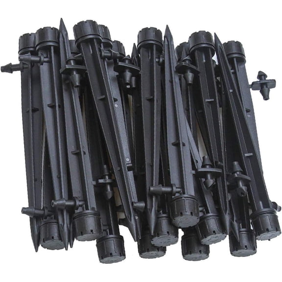 Sustainable Watering Practice, Drip Irrigation System with Resistant to Clogging Drip Emitters, Garden Irrigation for Lawn, Garden, Self-Planting (50PCS)