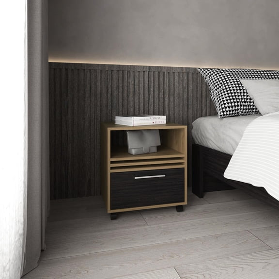 Sustainable and Safe Storage Solution - Nightstand for Personal Items, Fits Limited Space