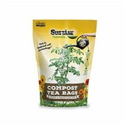 Sustane Compost Organic Tea Bags Plant Fertilizer, 12 Count Per Bag