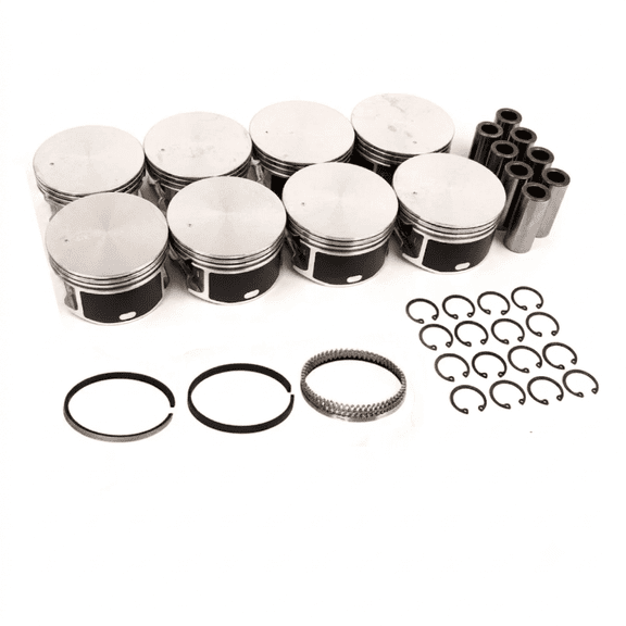 Susucar Engine Pistons with Rings Set for 1999-2007 Chrysler Dodge Jeep Mitsubishi 4.7L SOHC V8 16V