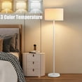 thumbnail image 1 of Susuzi 60 inch White Floor Lamp for Bedroom Living Room, Traditional Dimmable Standing Lamps - Bulb Included, 1 of 6