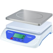 Sutekus 55lbs Digital Weight Scale Precise Kitchen Scale Multifunctional Counting Cooking Meat Scale, White
