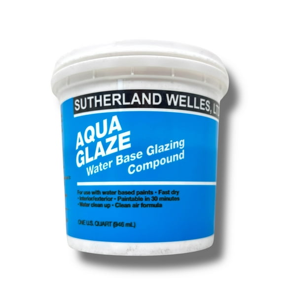 Sutherland Aqua Glaze Water-Based Glazing Compound, 1 Quart