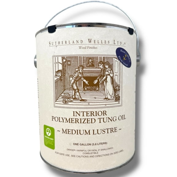 Sutherland Interior Polymerized Tung Oil Medium Lustre Wood Finish, 1 gal