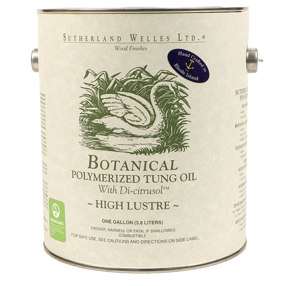Sutherland Welles: Botanical Polymerized Tung Oil - High Lustre - Gallon