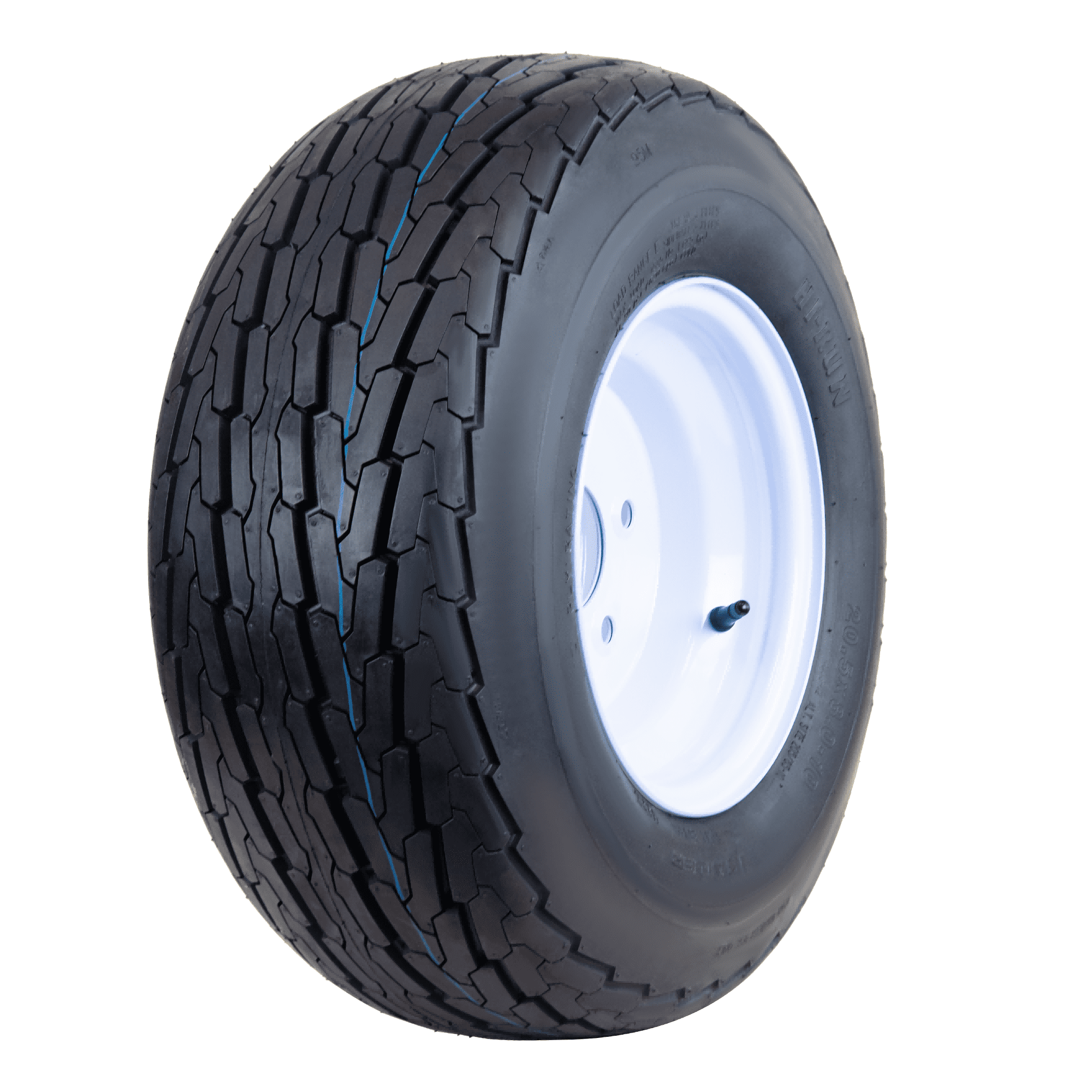Hi-Run SU03 20.5x8.00-10 Heavy-Duty Boat Trailer Tire and 5 on 4.5 Wheel Assembly
