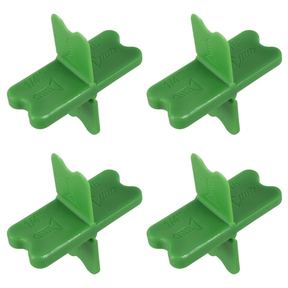Tcwhniev 4/8 Pcs Deck Board Spacer Reusable Plastic Deck Spacer Tool with 4 Thickness 1/16" 1/8" 3/16" 1/4" for Composite Flooring Hardwood PVC Decking