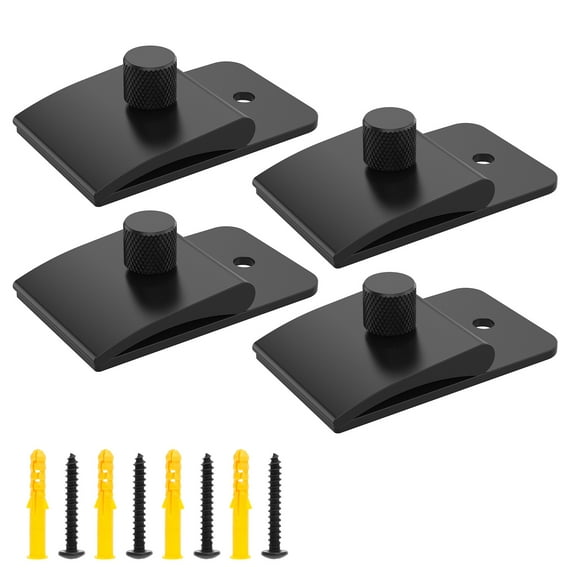 Tcwhniev 4 Pack Tapestry Wall Hanging Clamps Multipurpose Easy to Install Textile Art Decoration Hangers Sturdy Tapestry Hangers Clamps for Carpet Display