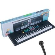 Sutowe 61 Key Quick Start Electric Keyboard Recording Playback Electronic Piano 2 Power Methods Musical Keyboard,Mq6185 With Usb Cable