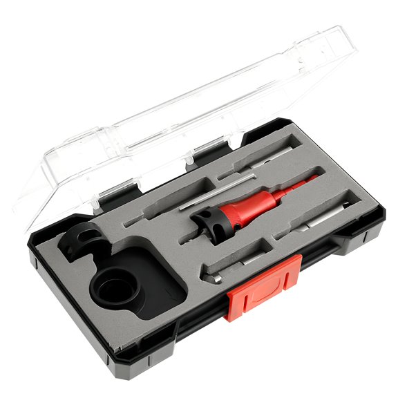 Sutowe Aluminum Alloy Countersink Drill Bit Set Bidirectional Rapid Release 1-3/4" Double Edged Drill Bit Precise Positioning for Wood